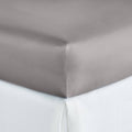 Pewter Soprano Sateen Fitted Sheet - Full H8376
