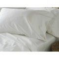 300 Thread Count Organic Sateen Sheet Set Cal King Alpine White V18848