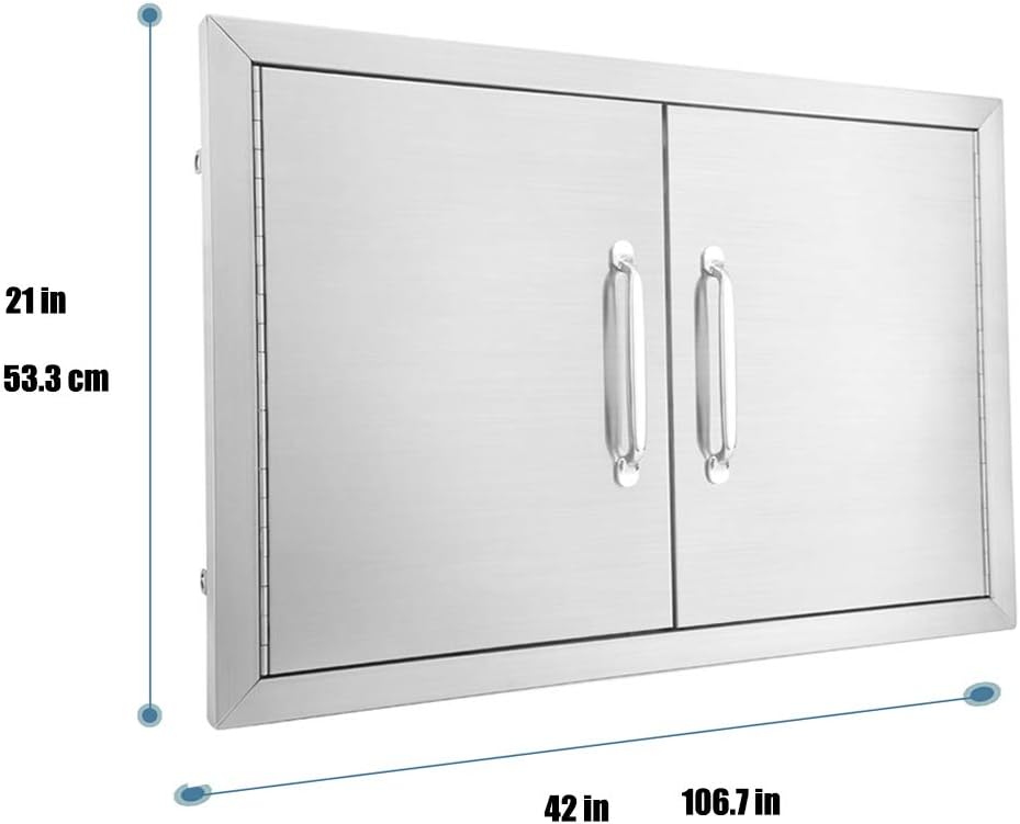 Stainless Steel Double Access Door D515