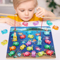 Magnetic Wooden Fishing Game Toy with Letters H26916
