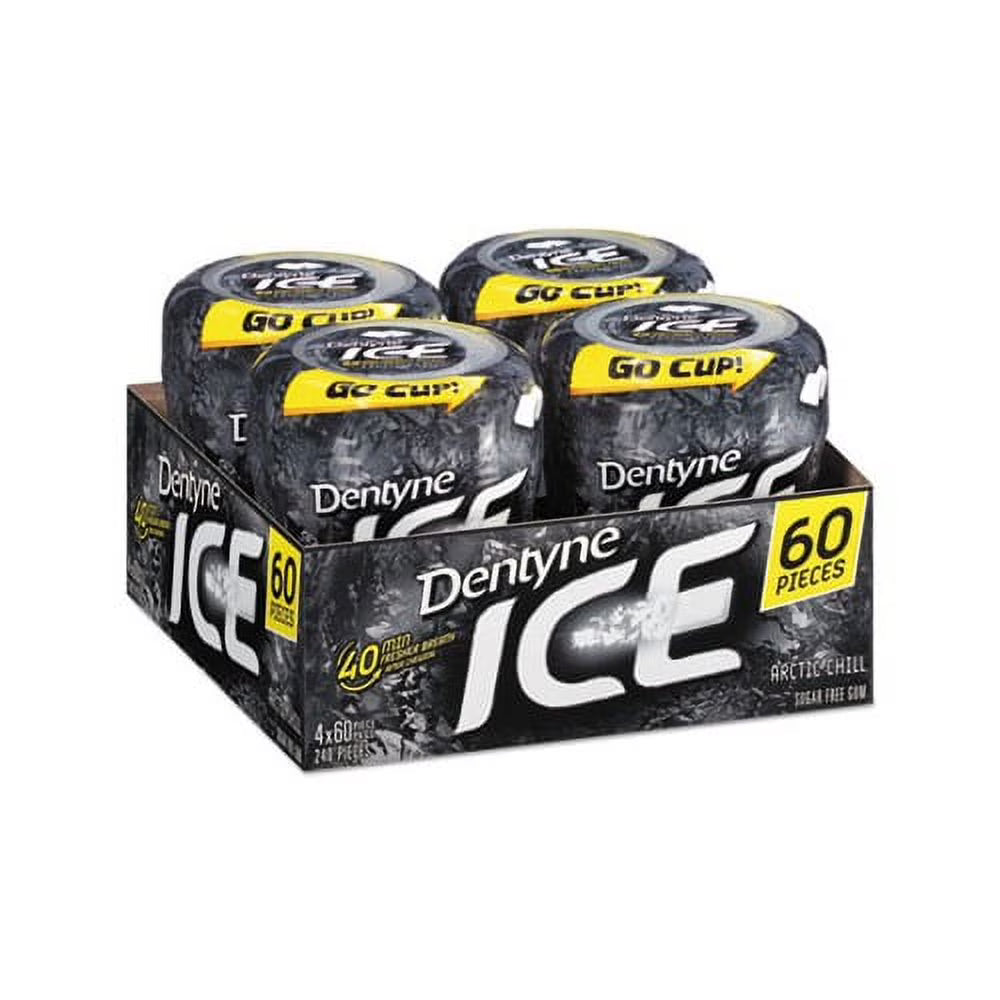 Sugarless Gum Arctic Chill, 60 Pieces/Cup, 4 Cups/Pack Z3224