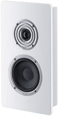 White 2-Way Wall Speaker Pair with Metal Wall Bracket G879