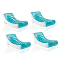 4 Pack Inflatable Pool Floating Raft with Cupholder M706