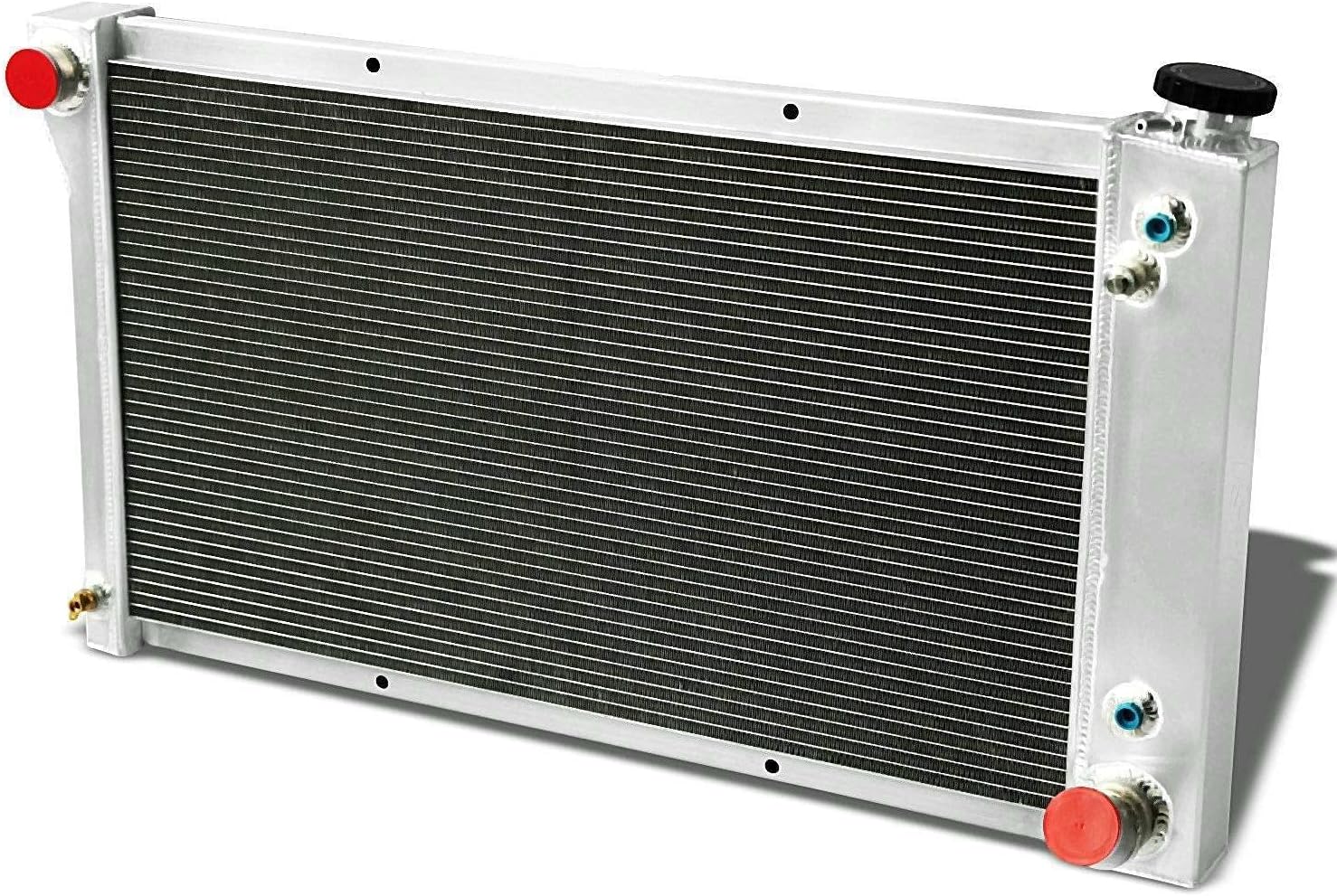 3 Row Aluminum Radiator with Electric Fan Shroud Thermostat Kit Z3169