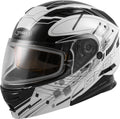 Wired Modular Helmet - Black/White - Large H9208
