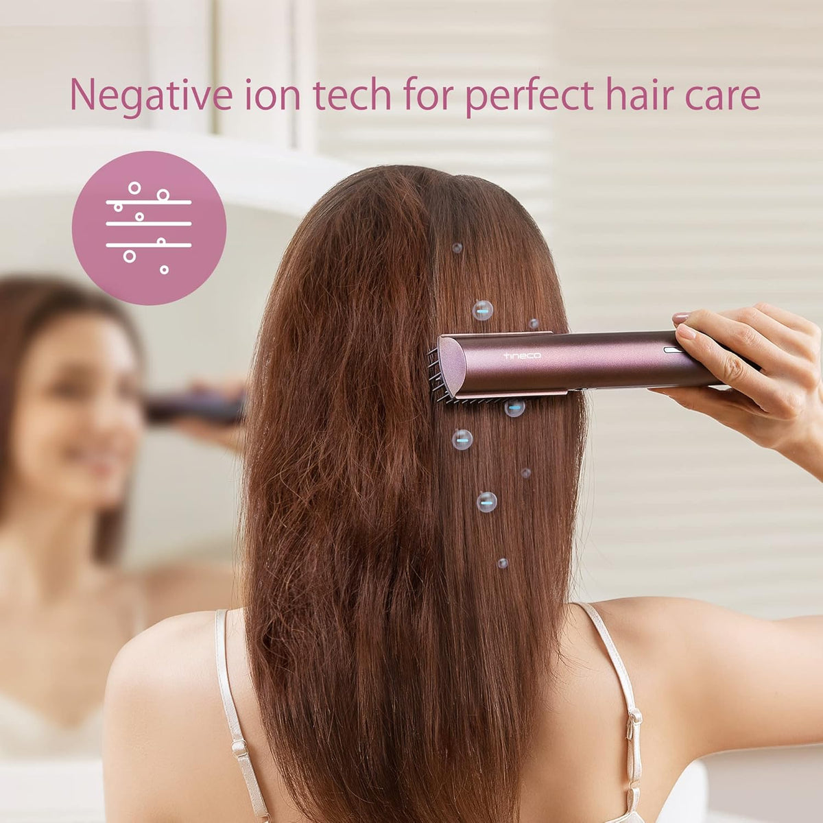 Smart Cordless Hair Styling Brush with Travel Bag X9244
