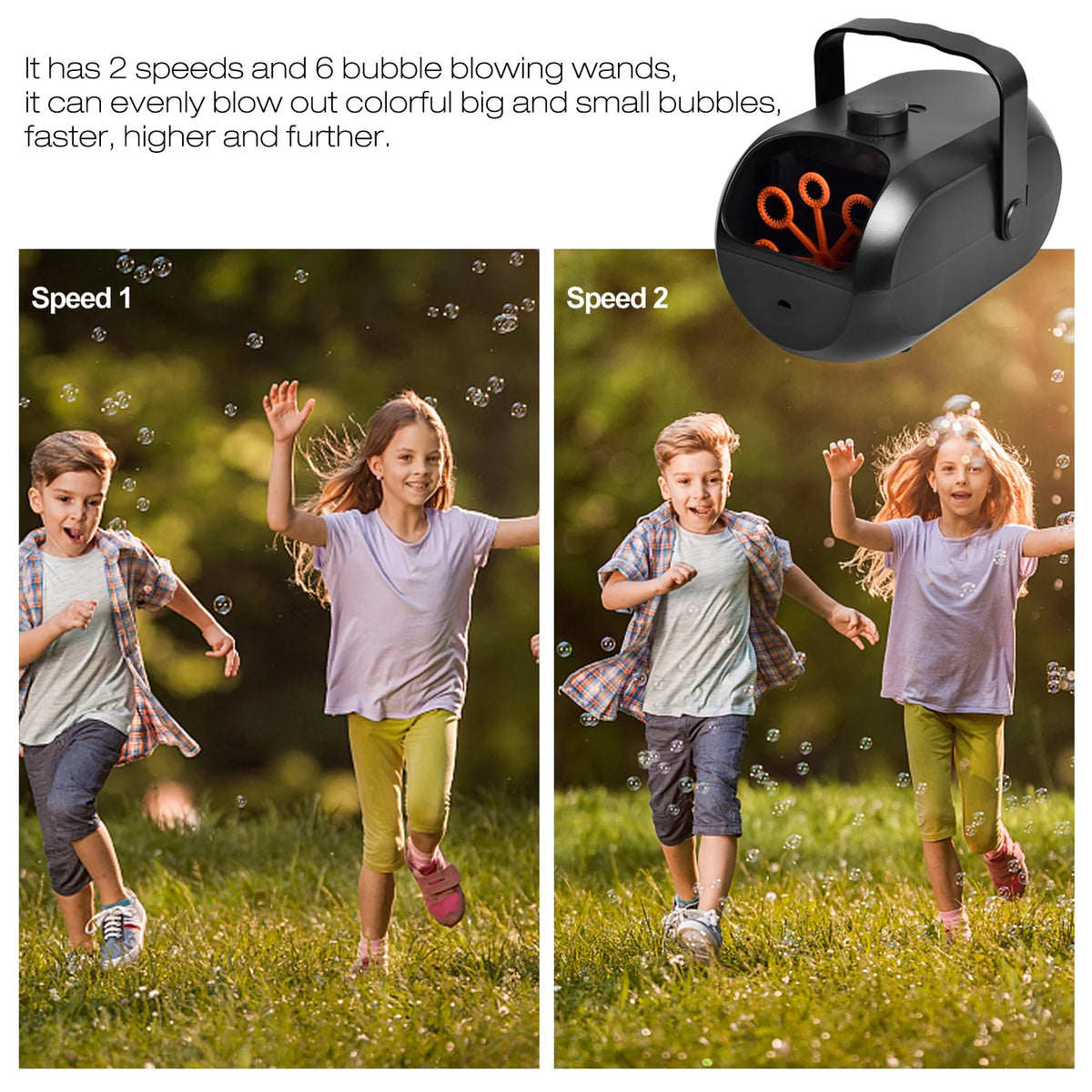 Rechargeable Bubble Machine P731