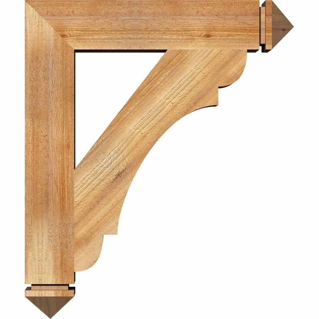4 inch x 20 inch x 20 inch Western Red Cedar Bracket C623