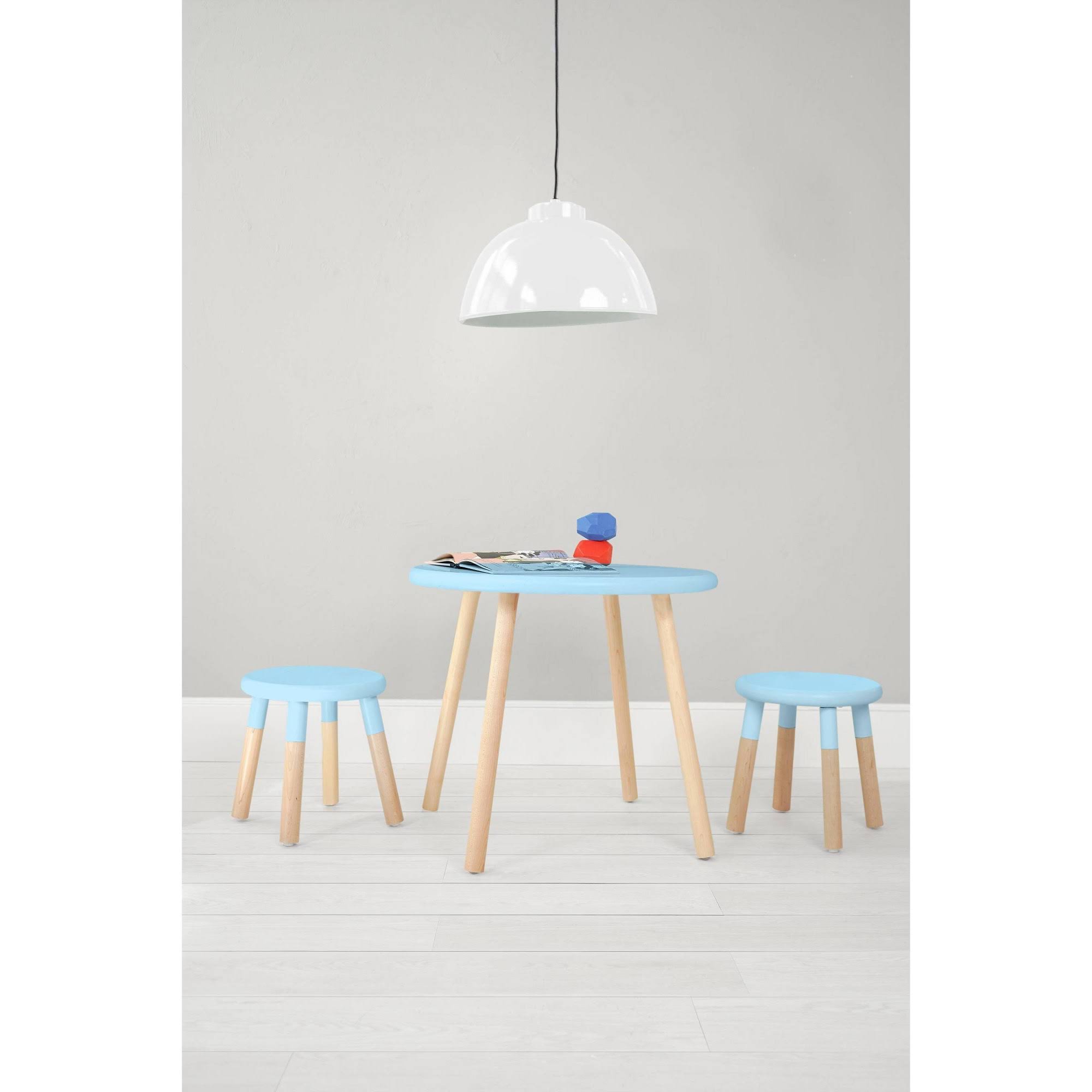 Sky Blue Kids Chair Set of 2 L928