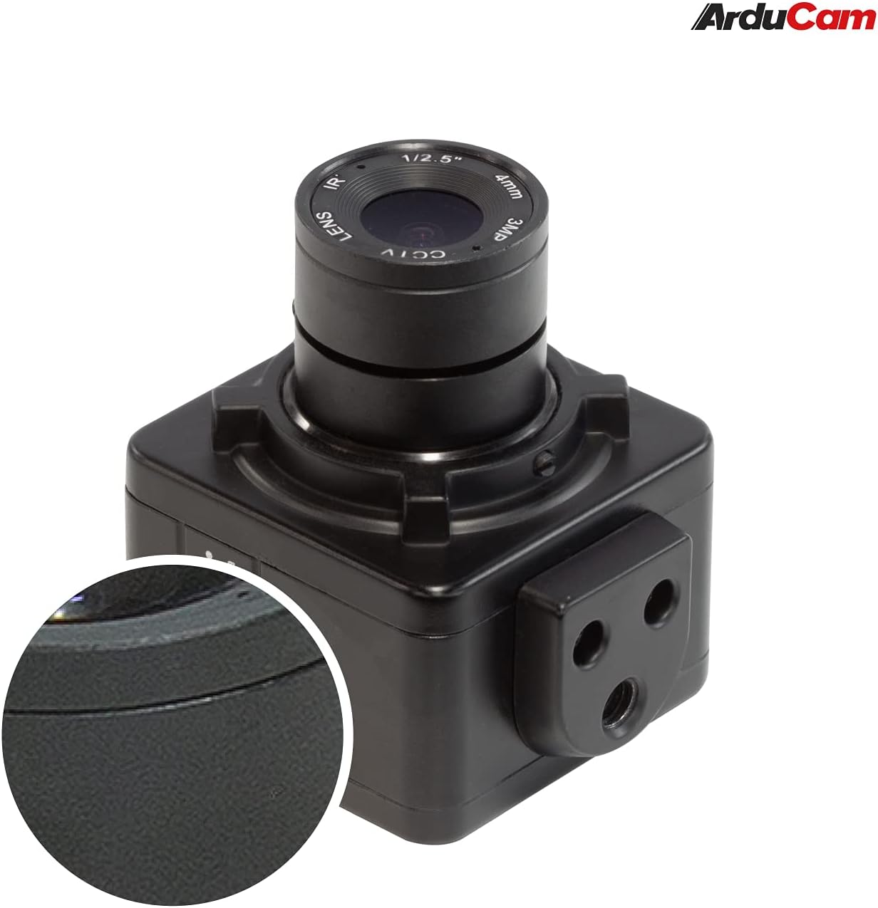 4mm Manual Focus USB Camera with 1/2.7 AR0230 Image Sensor, Full HD 1080P HDR Webcam with CCTV Video Lens I599