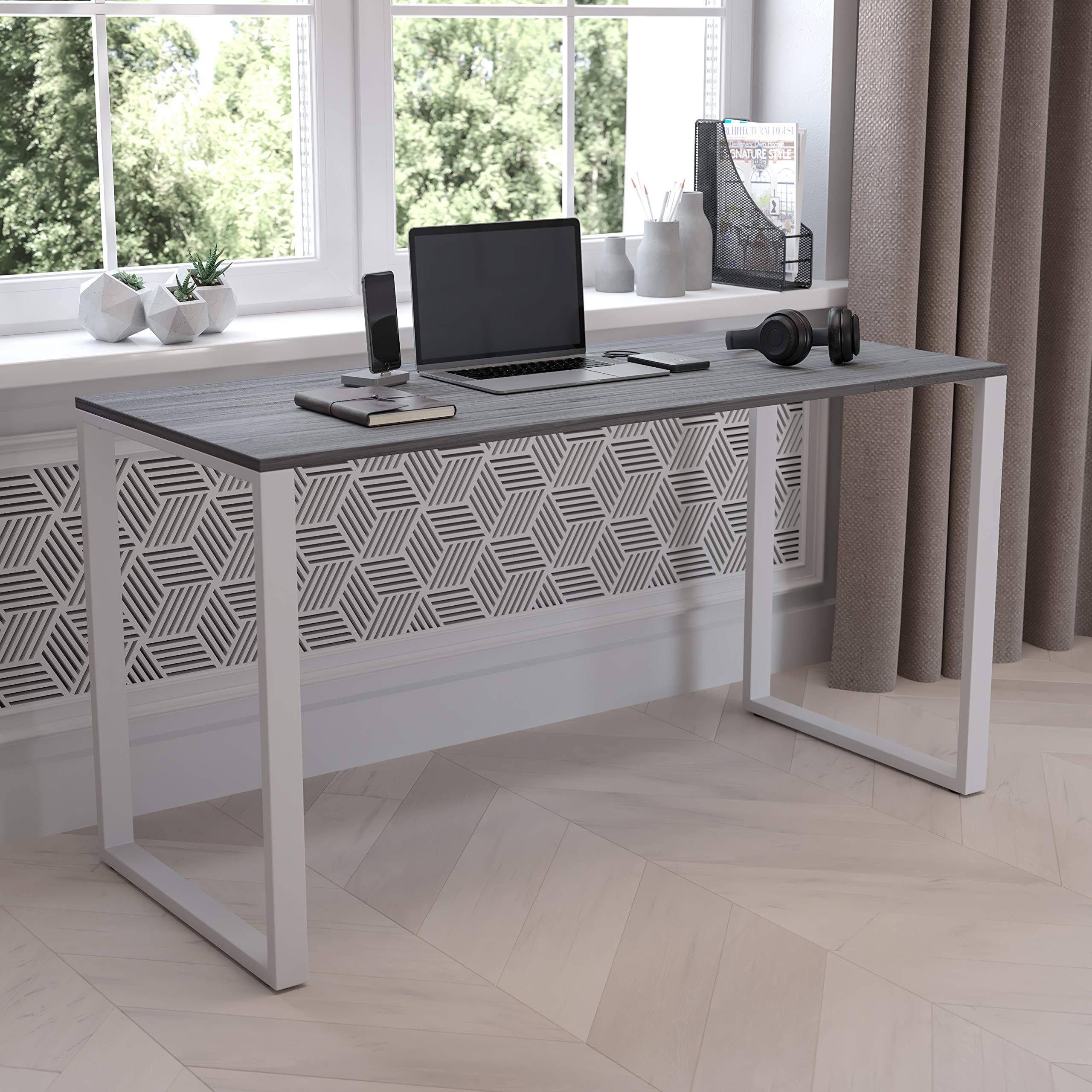 Rustic Gray Industrial Style Office Desk S253