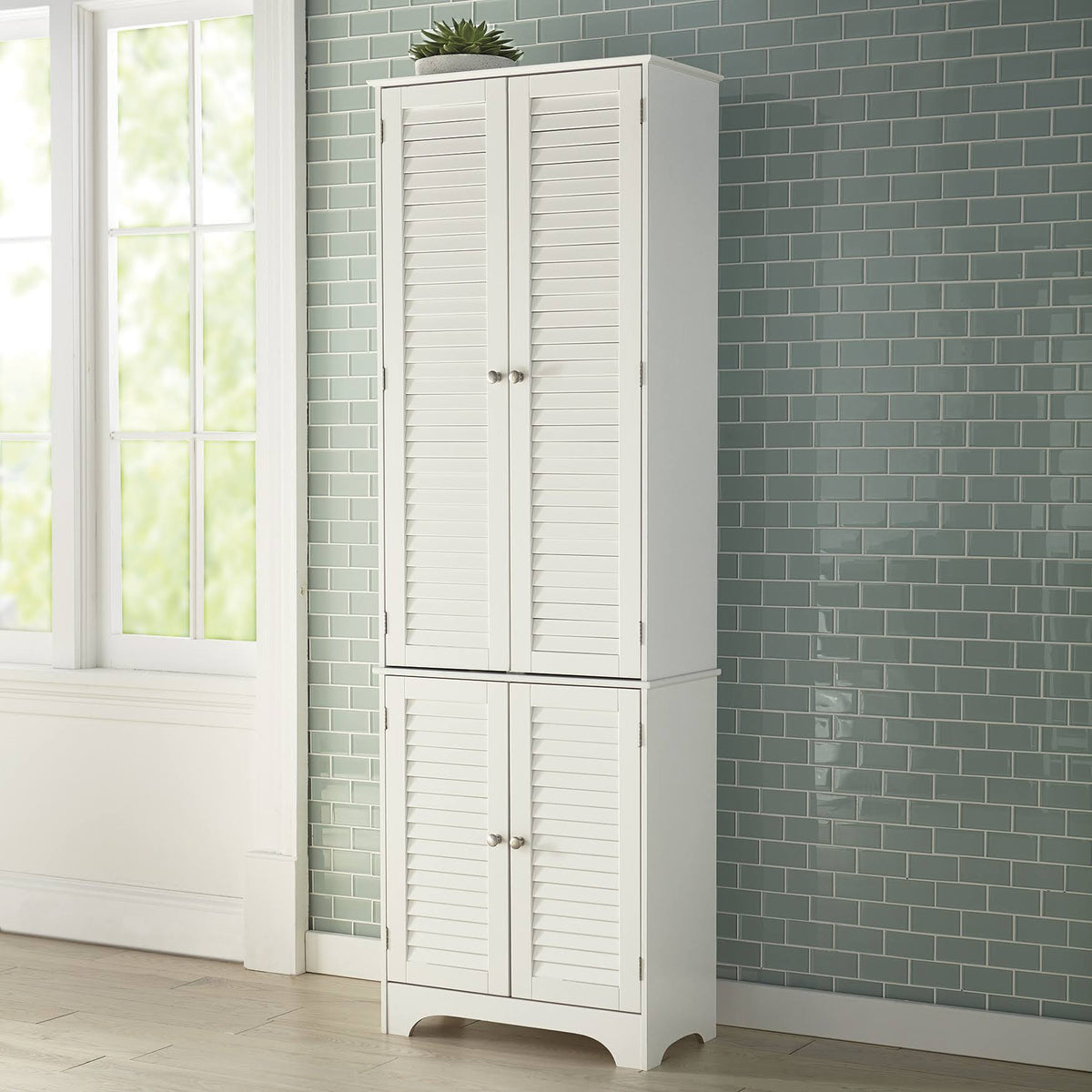 White Linen Cabinet Q2010