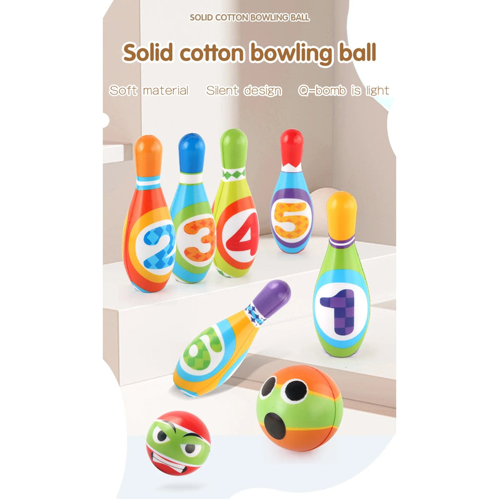 Mini Bowling Game Indoor Outdoor Sports Garden Toys M19735