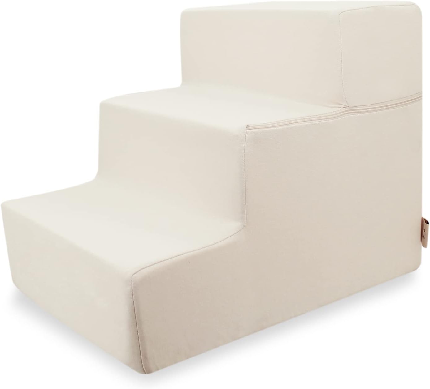 Ash Gray Linen 3-Steps Pet Stairs Pack of 2 T7148