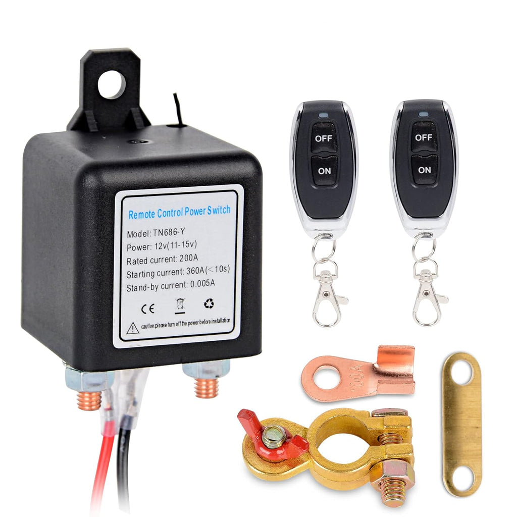 DC12V 200A Electromagnetic Solenoid Valve Battery Disconnect Switch Z70278
