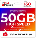 50GB 5G/LTE Phone Plan with SIM Card Pack of 2 L6460