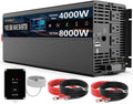 4000Watt 12V DC to AC 110V 120V Peak Power 8000Watt Power Inverter with Remote Control 4 AC Outlets and Dual USB Port K489228
