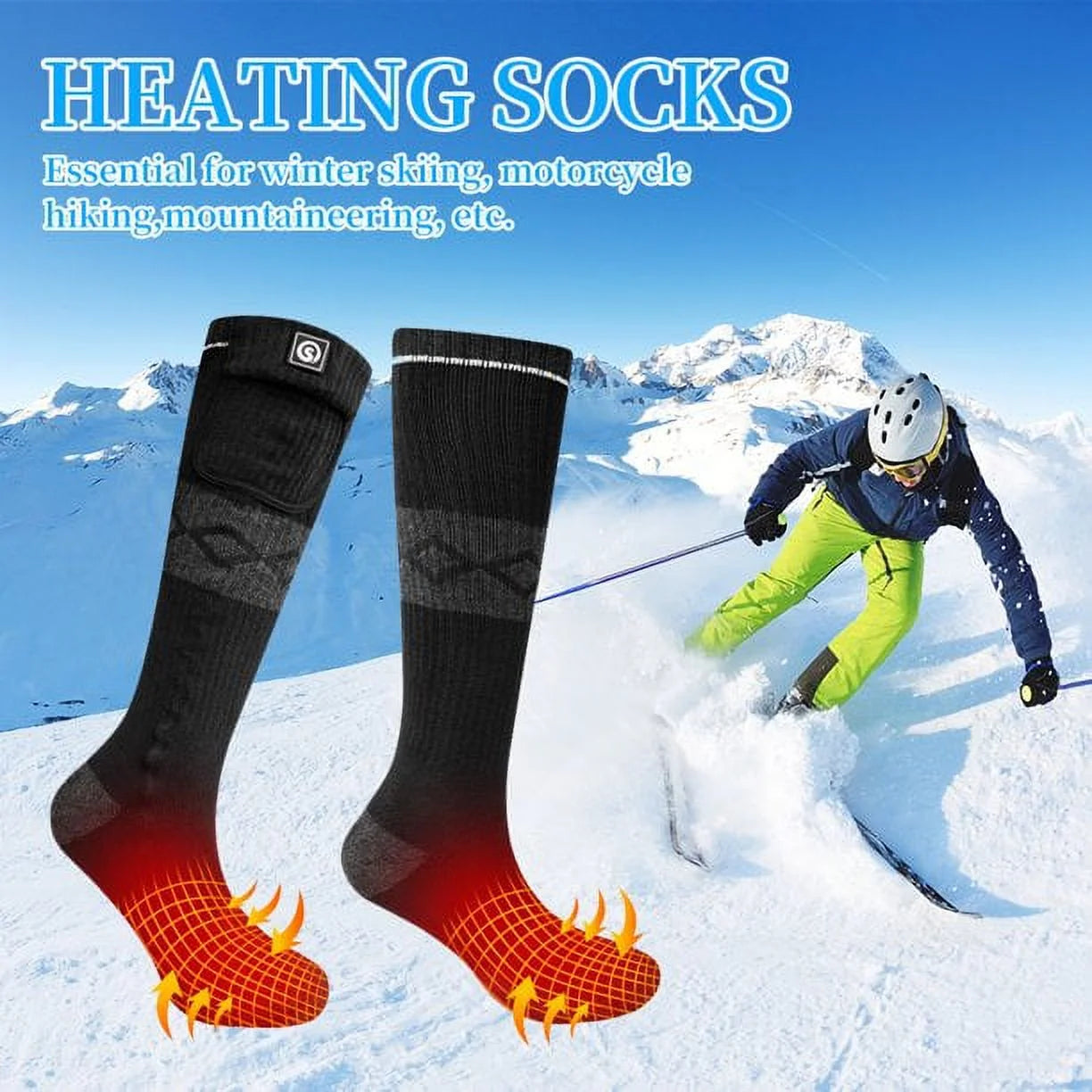 Heated Socks with Rechargeable Battery X8353