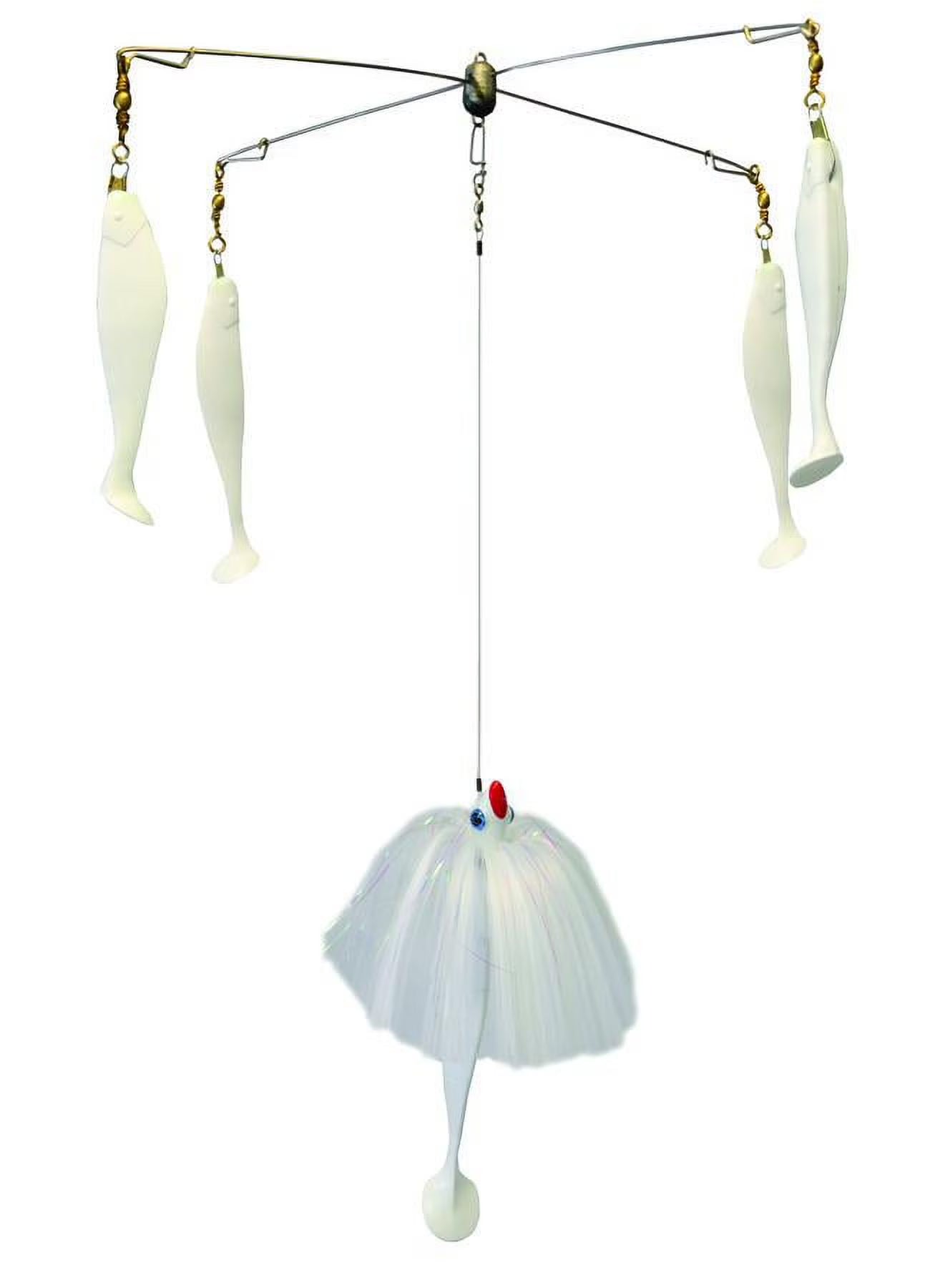 4-Arm Umbrella with Parachute, 4 oz, White G602428