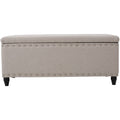 Bench Ottoman Dark Brown/Wheat S709