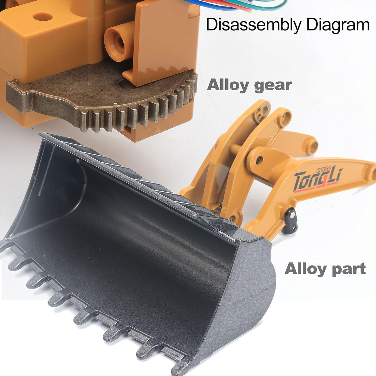 Metal RC Bulldozer Q24675