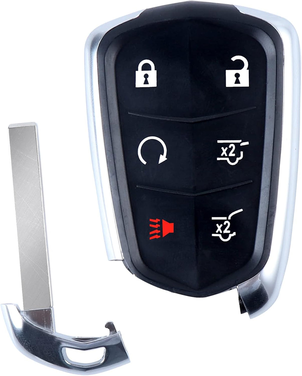 Keyless Entry Remote Control Smart Car Key Fob 1piece Pack of 2 E4812