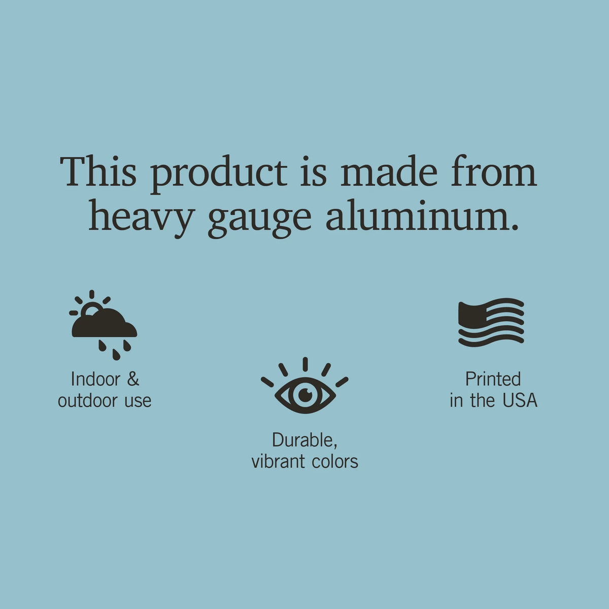 12x18 Aluminum Metal Sign Decor I84994