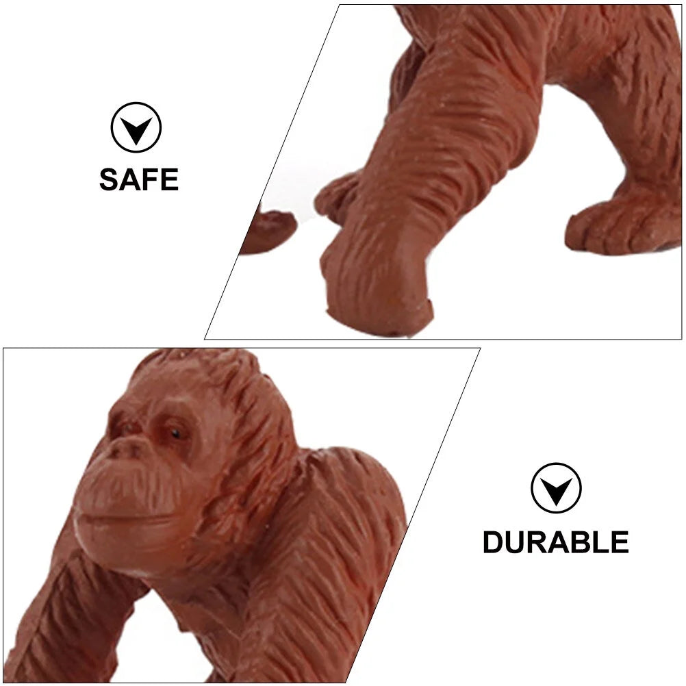 Solid Long-tailed Monkey Decoration Toy M4684