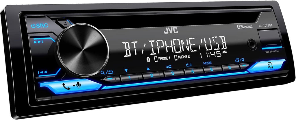 Bluetooth Car Stereo with CD and MP3 Player, Single Din X658
