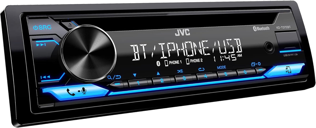 Bluetooth Car Stereo with CD and MP3 Player, Single Din X658