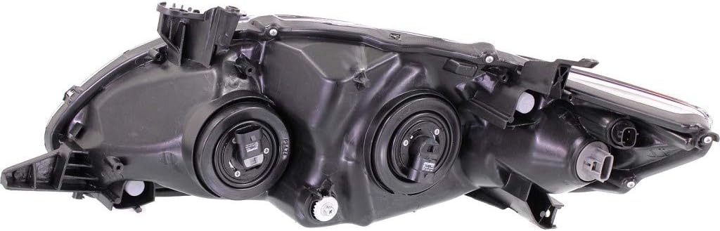 Black Passenger Side Headlight Assembly U9158