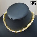 Choker 16" 1 Row Diamond Tennis Chain & Necklace Set I3501