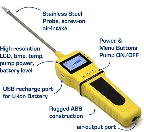 Ozone Detector with Pump Probe P4904