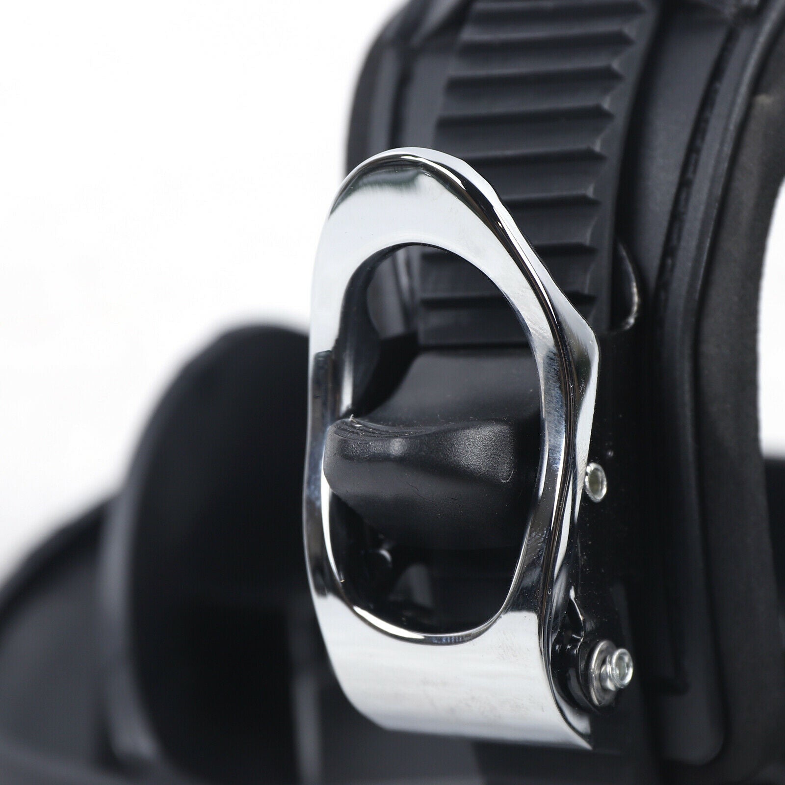 Black Mini Ski Boots Adjustable Bindings C906409