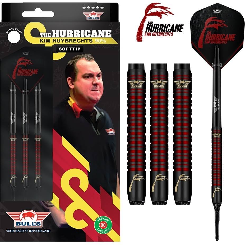 Black Titanium Soft Tip Darts - 18gm P303