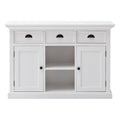White Large Accent Cabinet with Baskets H32294
