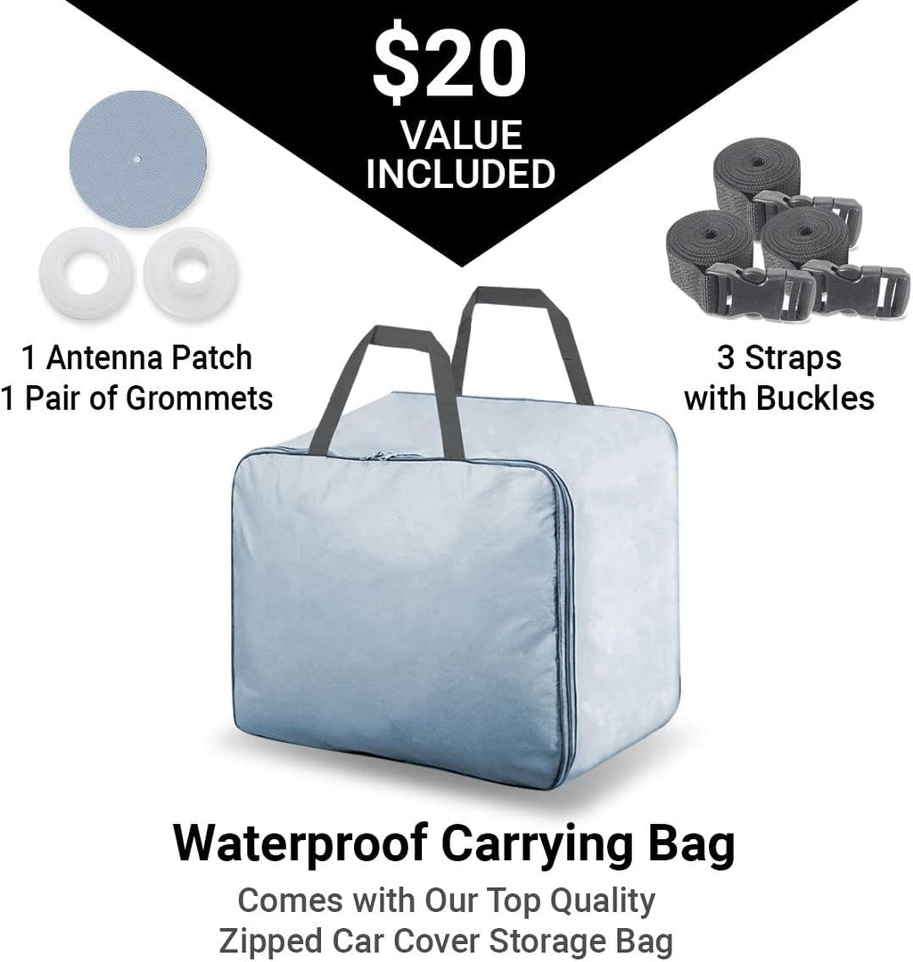 Full Car Cover Waterproof All Weather Custom Outdoor Indoor Padded Cover with Straps U828
