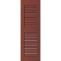 12x22 x 36 Open Louvered Cedar Shutters (Per Pair) Q9921