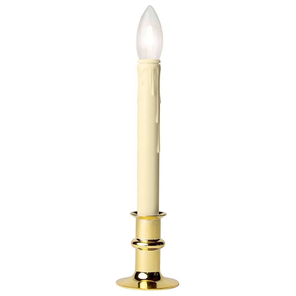 Brushed Nickel LED Adjustable Base Candle 4-Pack V611522
