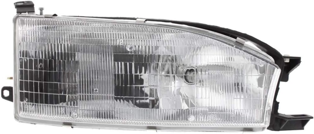 Passenger Side Halogen Headlight for Toyota Camry 1992 1993 1994 Pack of 2 F99010