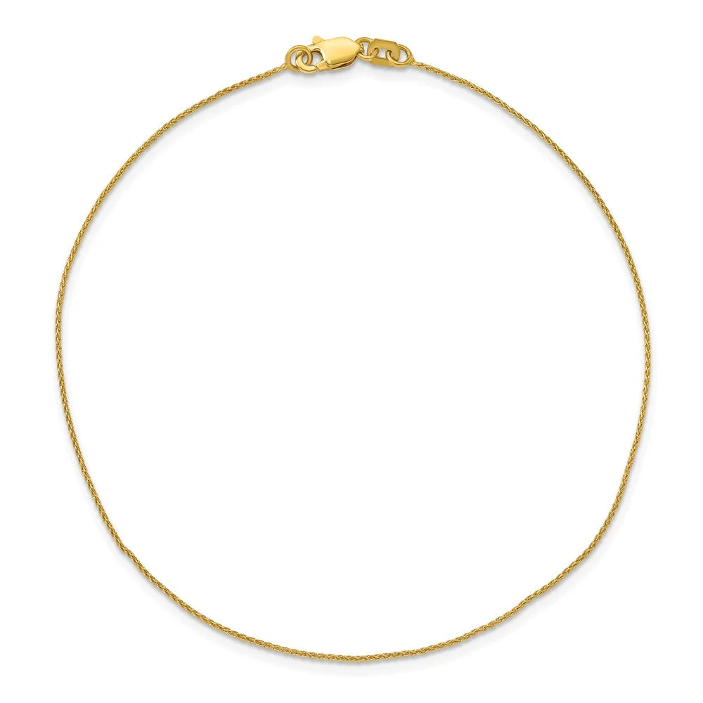14kt Yellow Gold Spiga Chain Bracelet 6 inch I622658