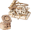 3D Wooden Puzzles Marble Run Kit Treasure Box Pack of 2 E1852