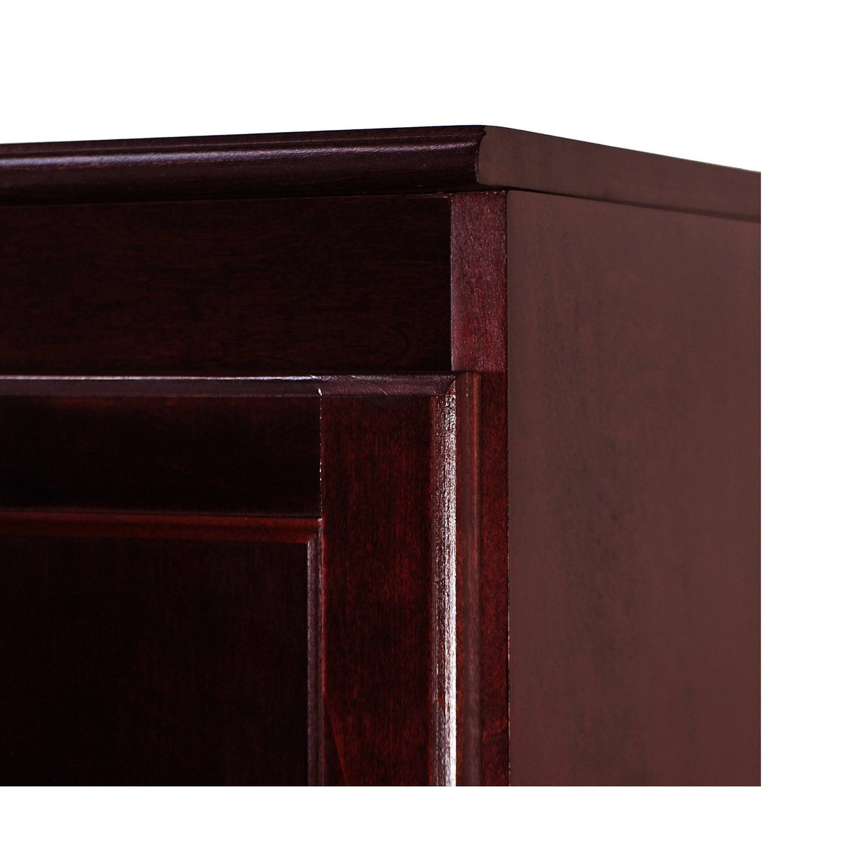 Coastal White 36 inch Storage Cabinet with 2 Shelves W7275