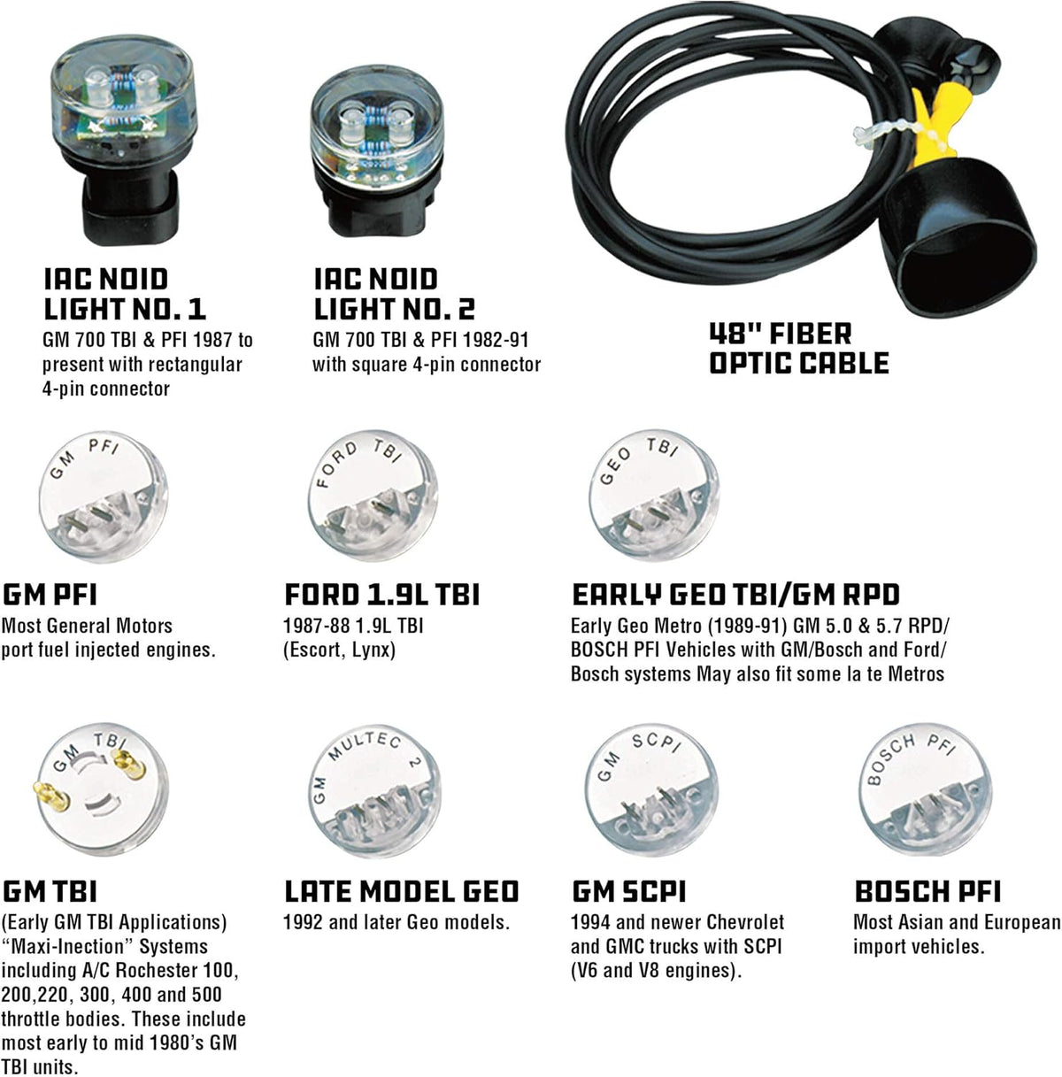 Fuel Injection Test Noid Light Tool Set Pack of 2 Z3913