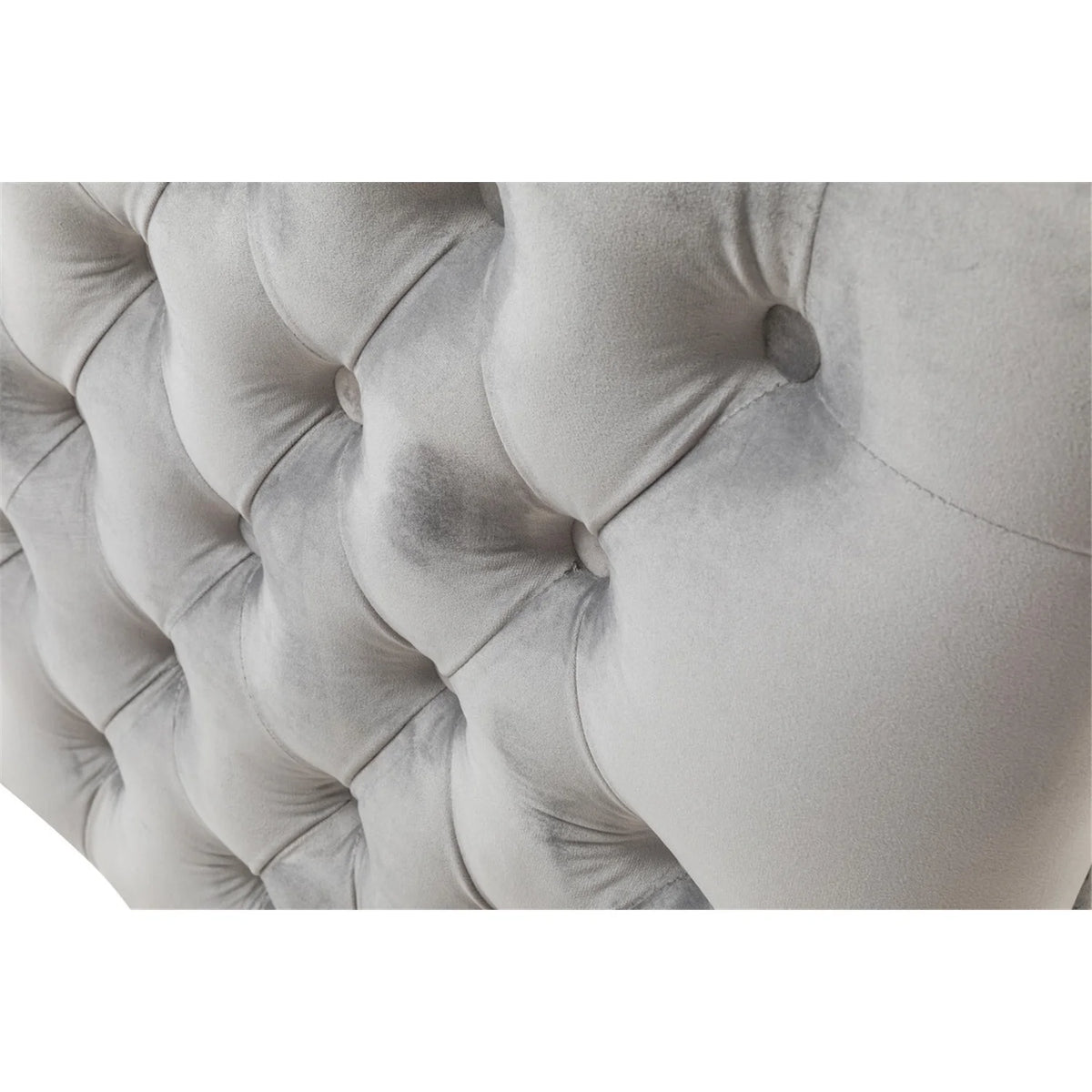 Gray Velvet Chair with 1 Pillow V593