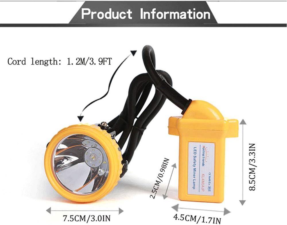 Rechargeable Hard Hat Headlamp Cap Lamp T5351