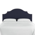 Blue California King Upholstered Panel Headboard G2764