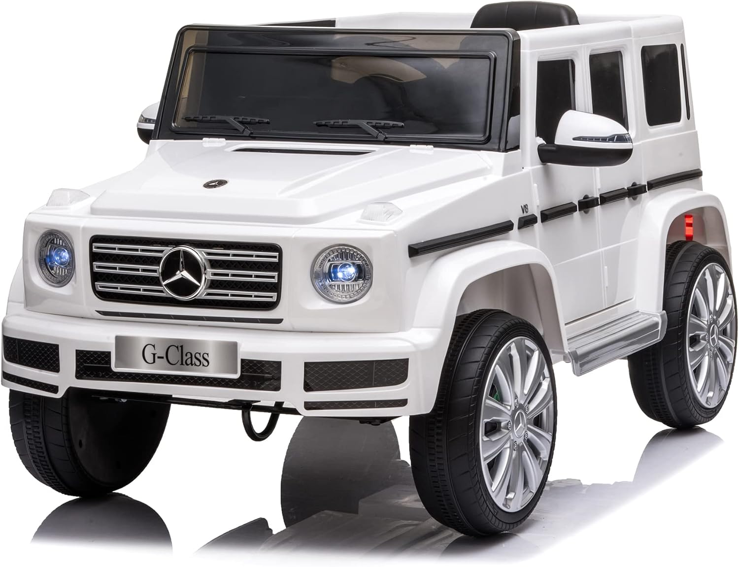 White Licensed Mercedes Benz G500 Kids Ride On Car with Remote Control X3554