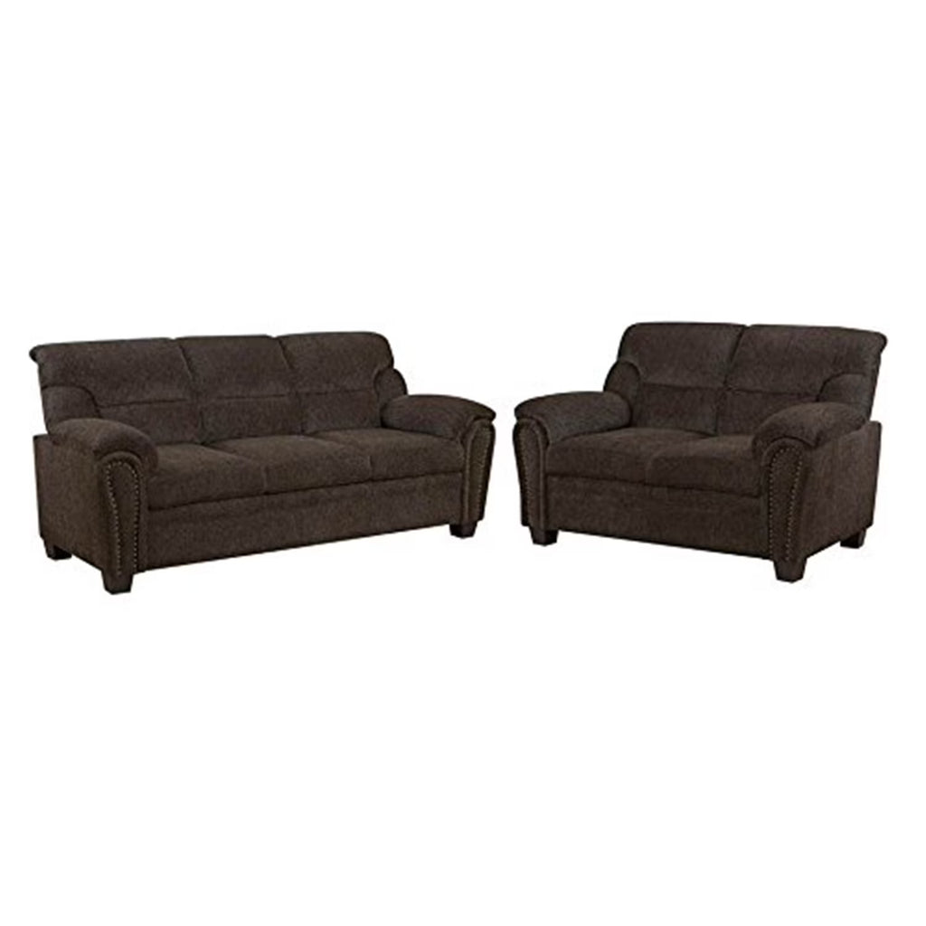 Upholstered Pillow Top Arm Living Room Set Y277338