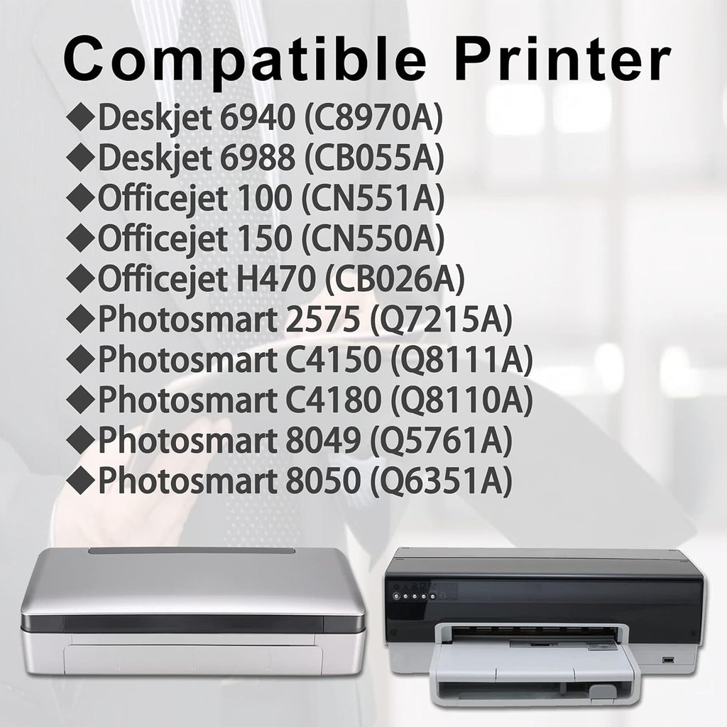 3-Pack Remanufactured Ink Cartridge for HP Deskjet Printer (Tri-Color) O312